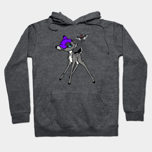 Goth Bambi Hoodie by Colonel JD McShiteBurger